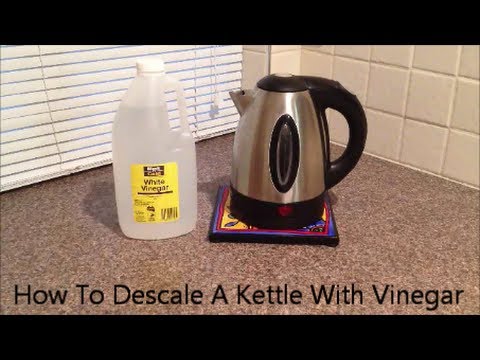 How To Descale A Kettle With Vinegar