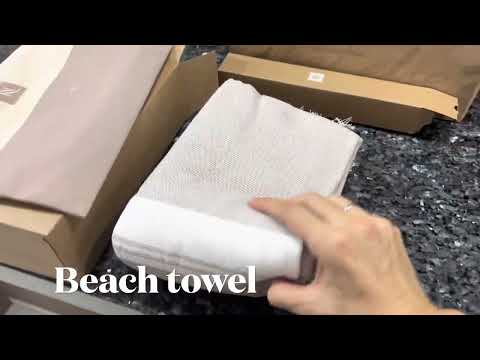 Nespresso Free gifts Beach Towel and Peach Pouch August 2022