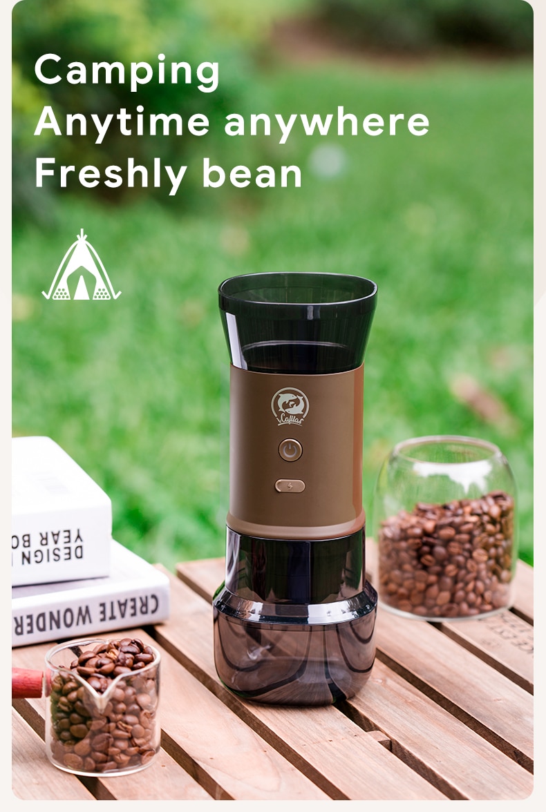 Electric Coffee Grinder Professional SUS 420 Stainless Steel Grinding Core TYPE-C USB Charge Coffee Beans/Grains Mill Grinder
