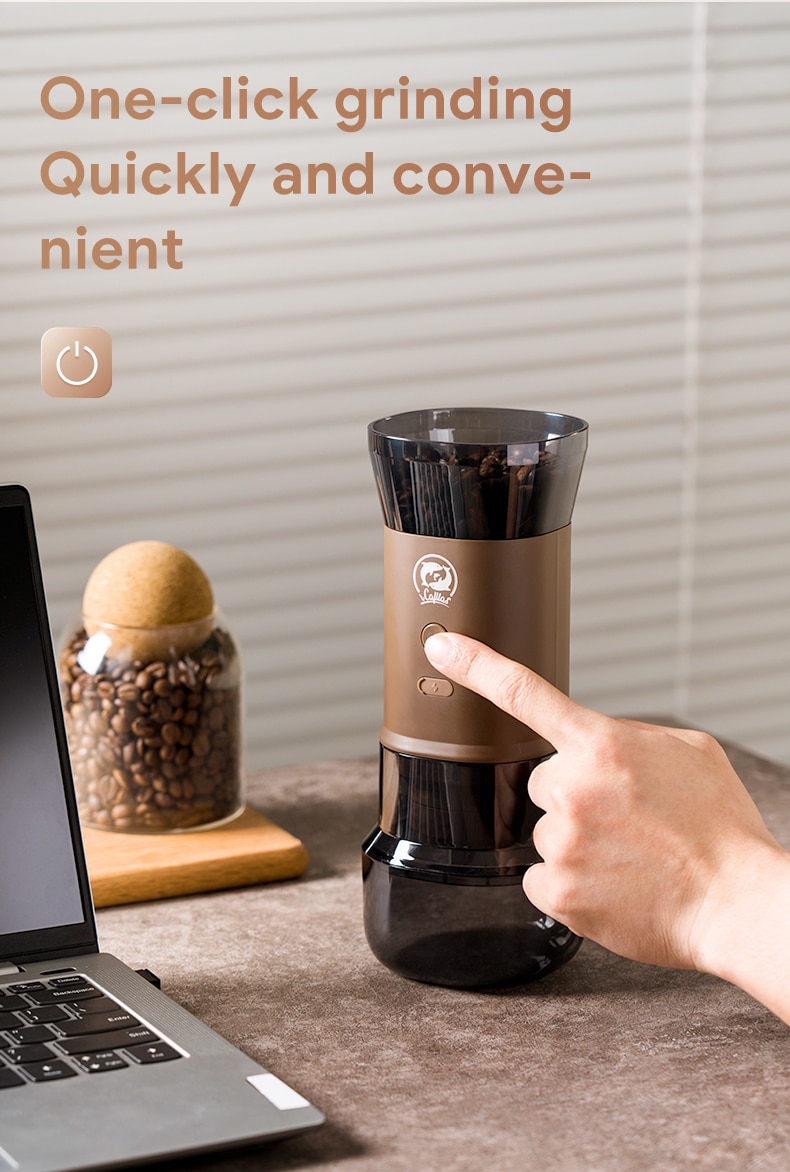 Electric Coffee Grinder Professional SUS 420 Stainless Steel Grinding Core TYPE-C USB Charge Coffee Beans/Grains Mill Grinder